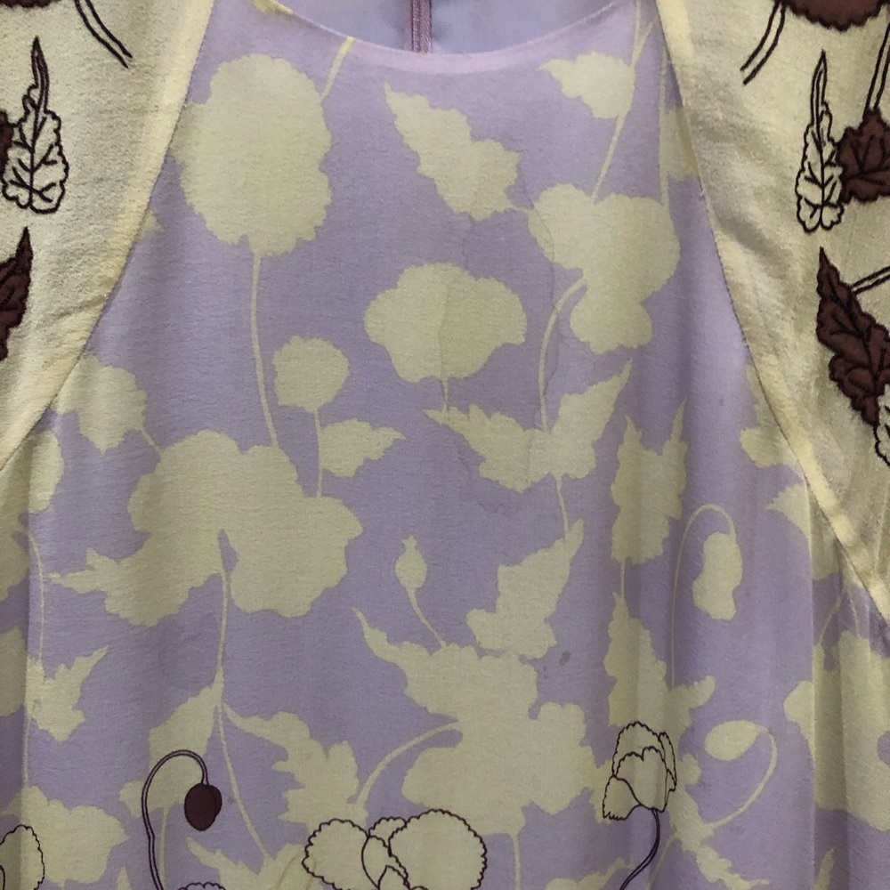 SOLD Anna sui floral shift dress silk sample - Picture 3 of 8
